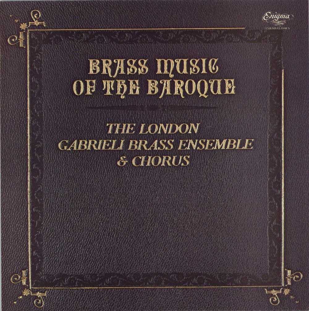 The London Gabrieli Brass Ensemble Brass Music Of The Baroque UK vinyl LP album (LP record) K53572