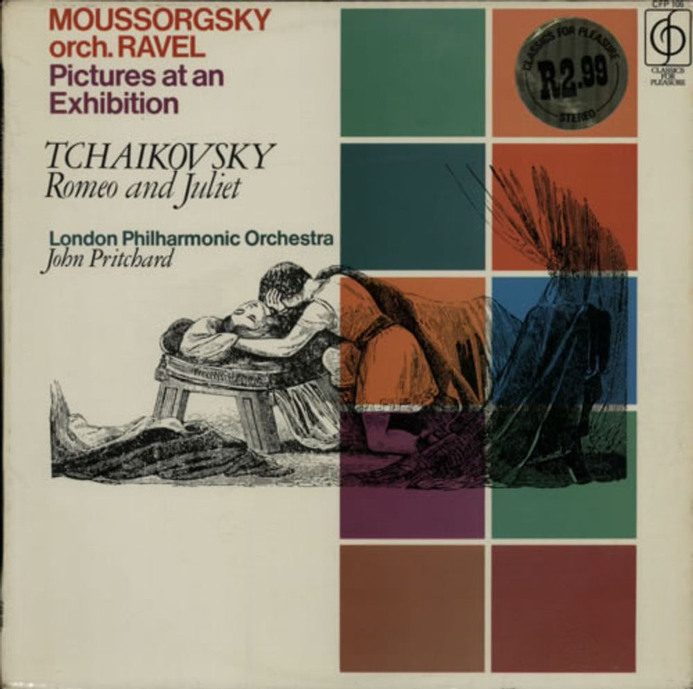 The London Philharmonic Orchestra Mussorgsky: Pictures At An Exhibition / Tchaikovsky: Romeo And Juliet South African vinyl LP album (LP record) CFP106