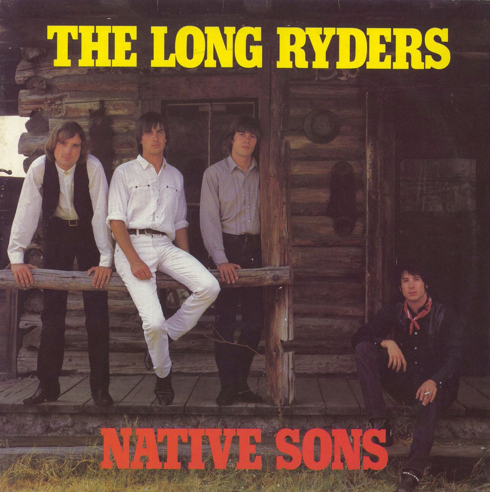 The Long Ryders Native Sons + Ticket stub UK vinyl LP album (LP record) ZONG003