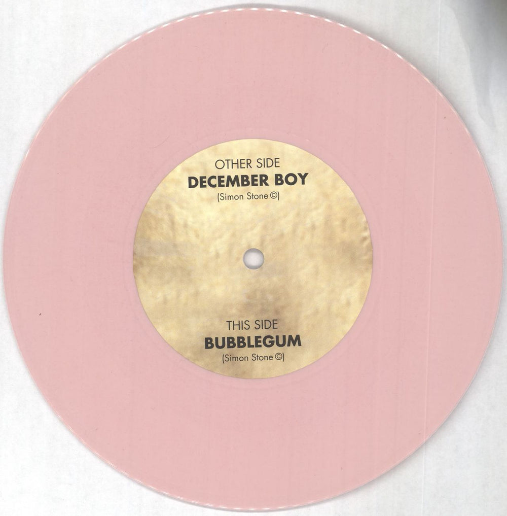 The Loves December Boy - Pink Vinyl UK 7" vinyl single (7 inch record / 45) LO407DE717432