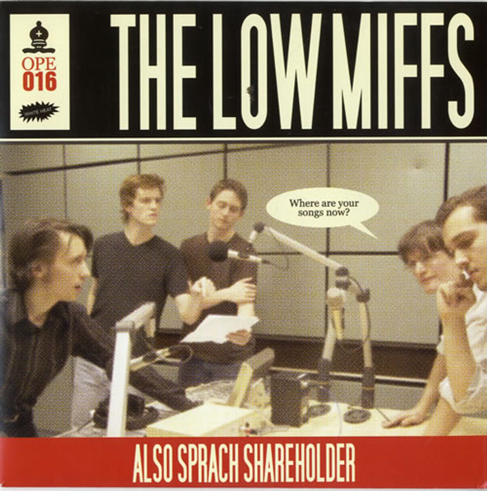 The Low Miffs Also Sprach Shareholder UK 7" vinyl single (7 inch record / 45) OPE-016