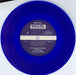 The Lucid Dream Hits Me Like I'm Stoned - Blue Vinyl UK 7" vinyl single (7 inch record / 45) YR807HI767759