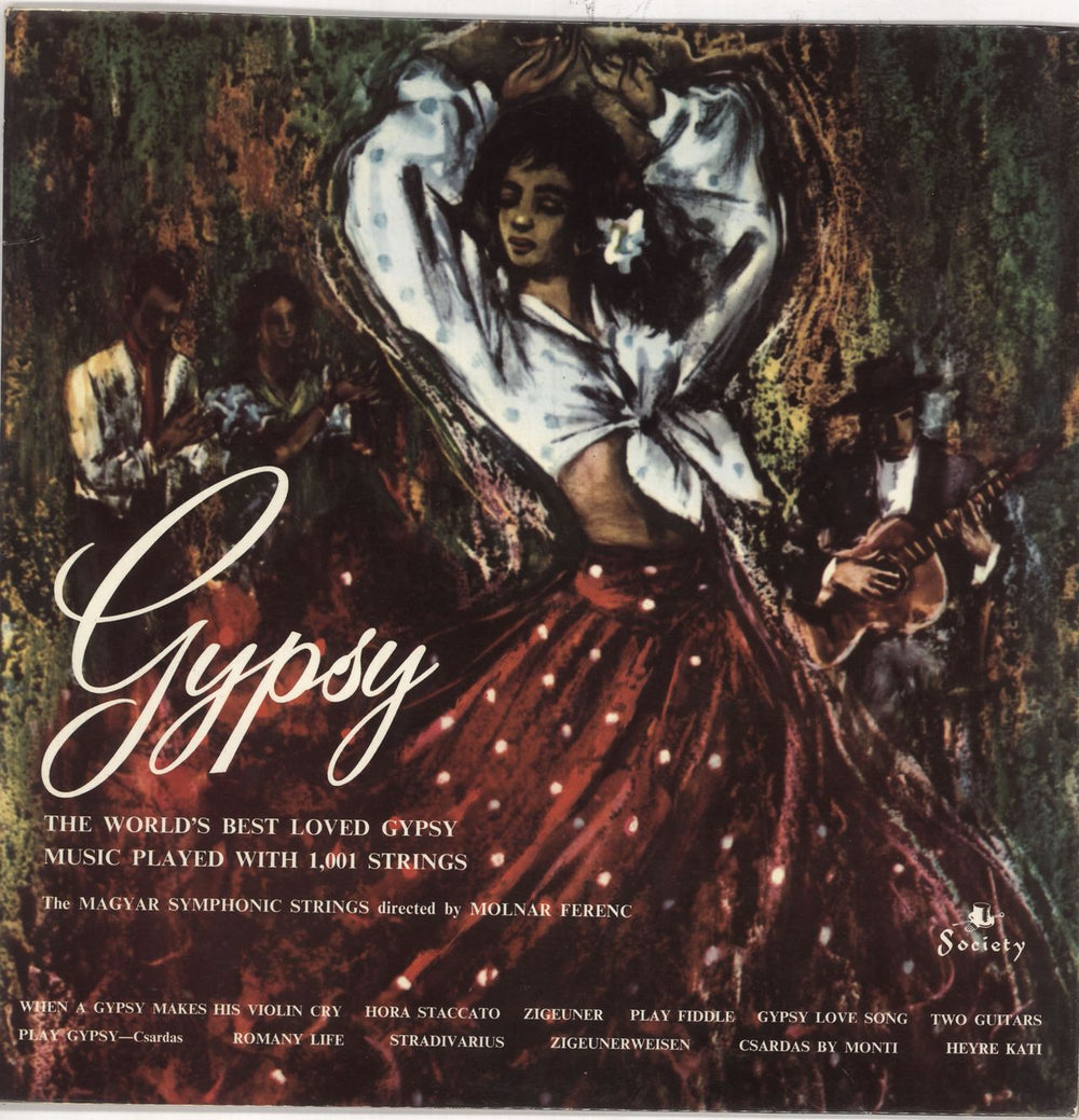 The Magyar Symphonic Strings Favourite Gypsy Tunes UK vinyl LP album (LP record) SOC907