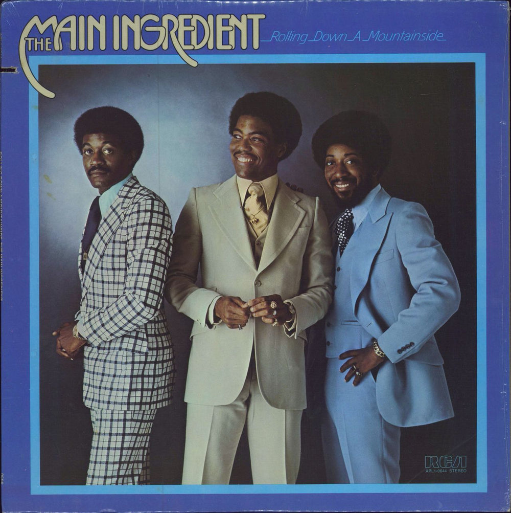 The Main Ingredient Rolling Down A Mountainside - shrink US vinyl LP album (LP record) APL1-0644