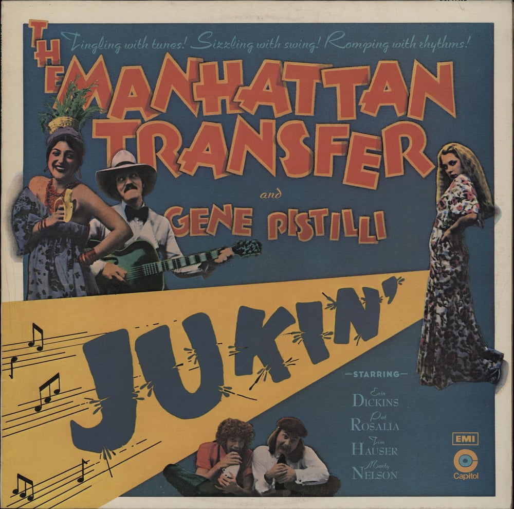 The Manhattan Transfer Jukin' UK vinyl LP album (LP record) E-ST11405