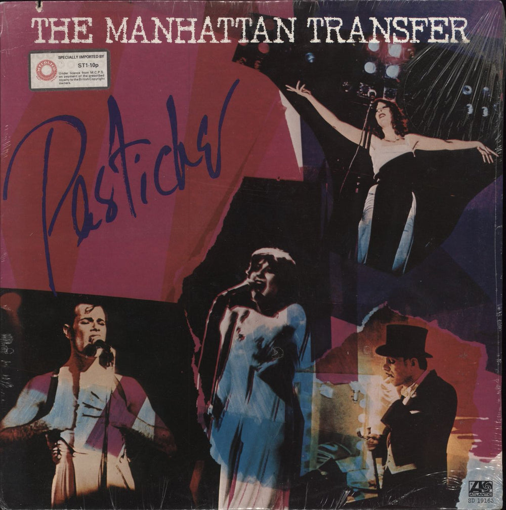 The Manhattan Transfer Pastiche US vinyl LP album (LP record) SD19163