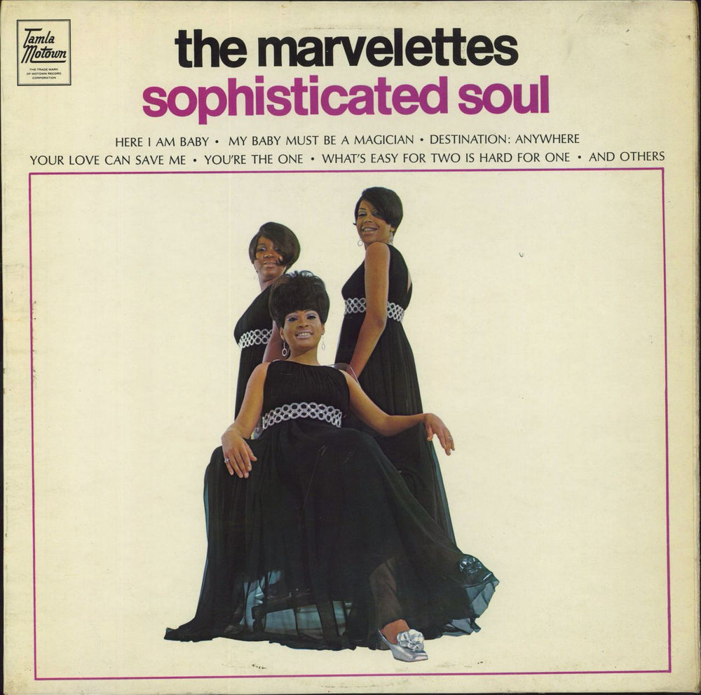 The Marvelettes Sophisticated Soul UK vinyl LP album (LP record) TML11090