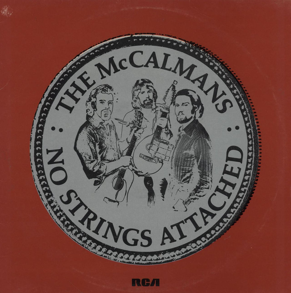 The McCalmans No Strings Attached UK vinyl LP album (LP record) PL25086