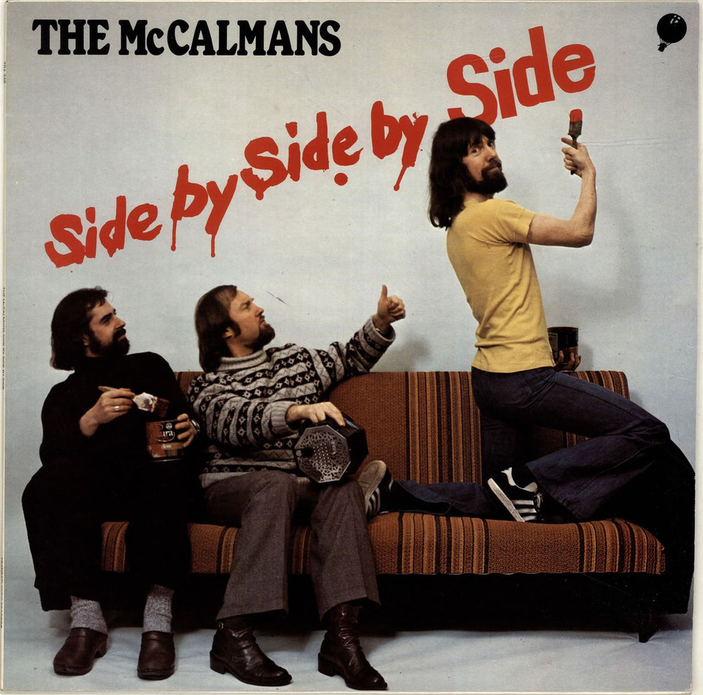 The McCalmans Side By Side By Side UK vinyl LP album (LP record) TRA346