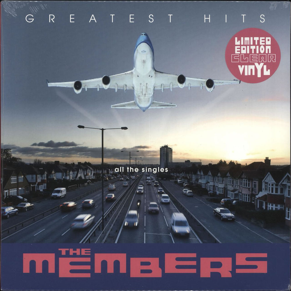 The Members Greatest Hits - All The Singles - Clear Vinyl UK vinyl LP album (LP record) AGC100043