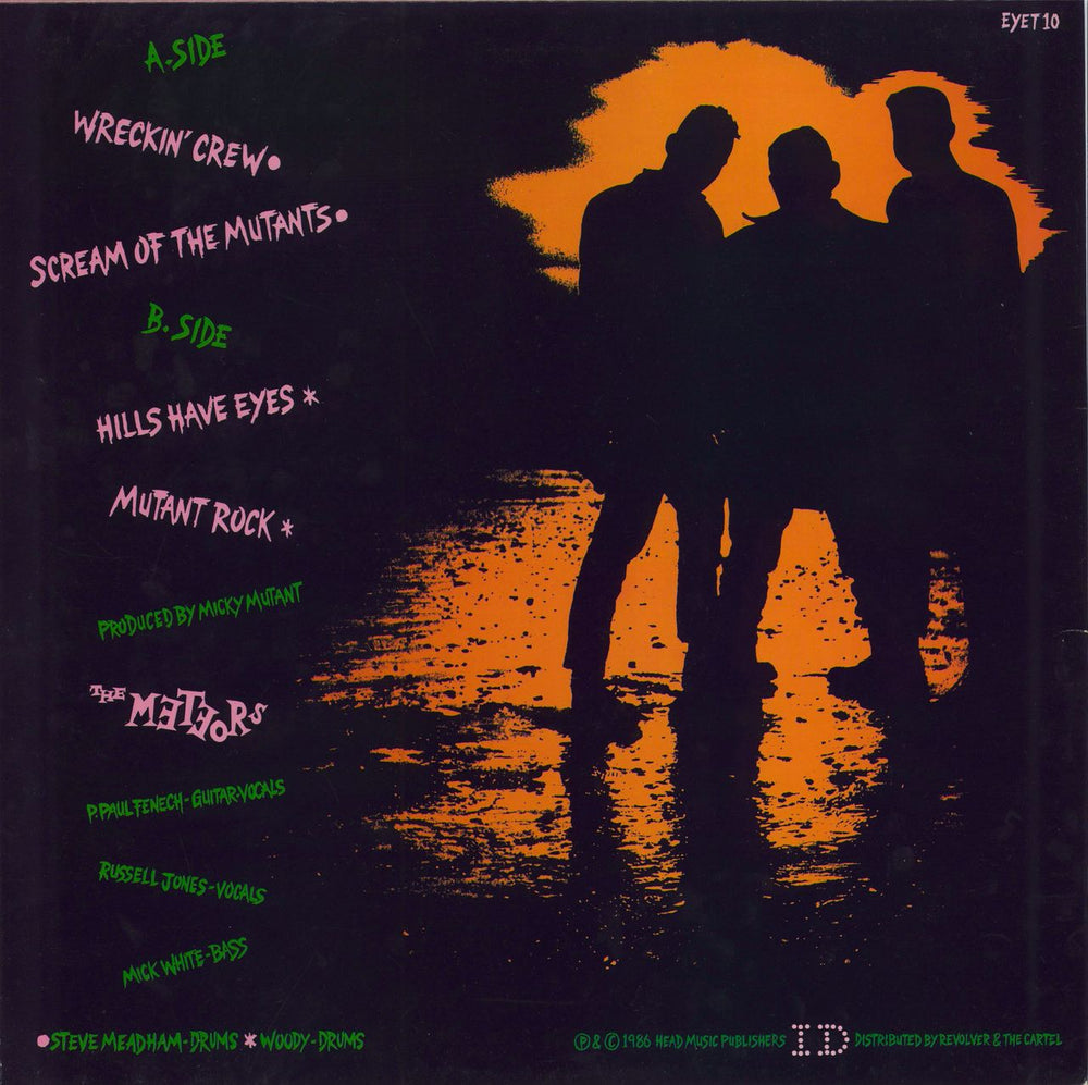 The Meteors (80s) Mutant Rock - Green UK 12" vinyl single (12 inch record / Maxi-single)