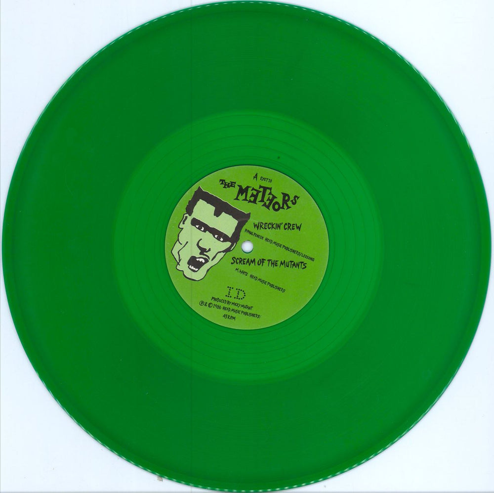 The Meteors (80s) Mutant Rock - Green UK 12" vinyl single (12 inch record / Maxi-single) TEO12MU780801