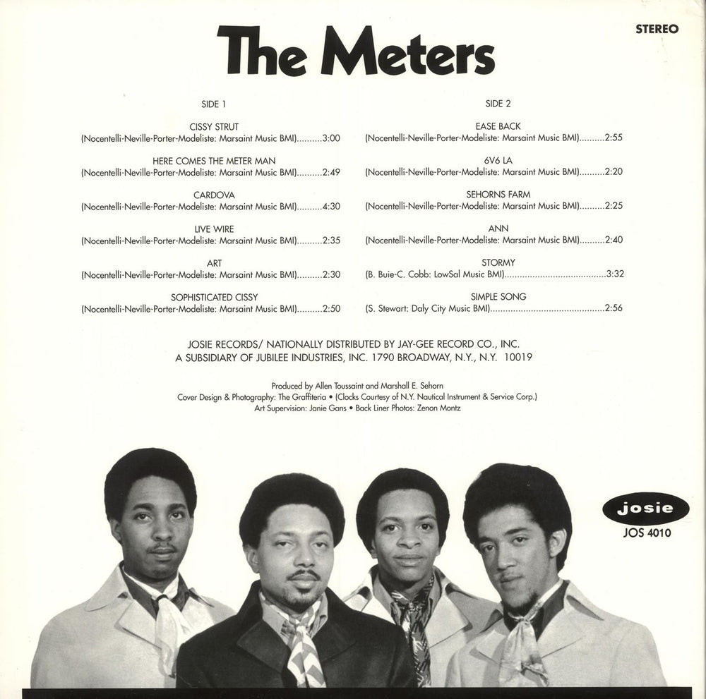 The Meters The Meters US vinyl LP album (LP record)