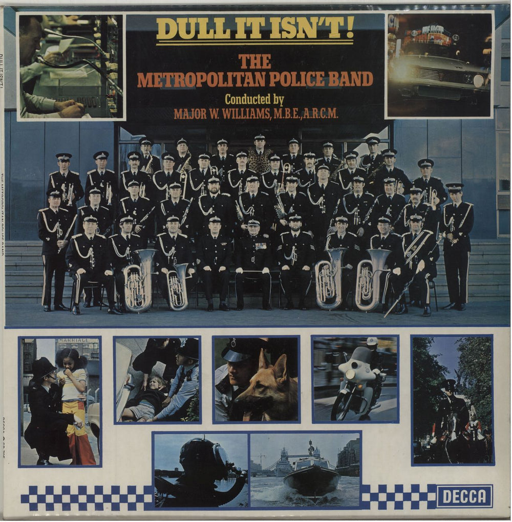 The Metropolitan Police Band Dull It Isn't UK vinyl LP album (LP record) SB705