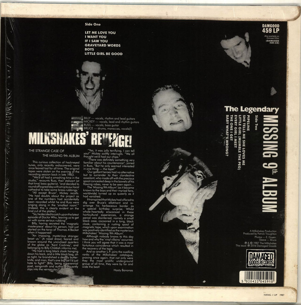 The Milkshakes The Milkshakes' Revenge! UK vinyl LP album (LP record) 5020422045910