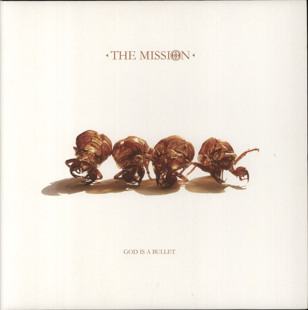 The Mission God Is A Bullet - White Vinyl UK 2-LP vinyl record set (Double LP Album) LETV008LP