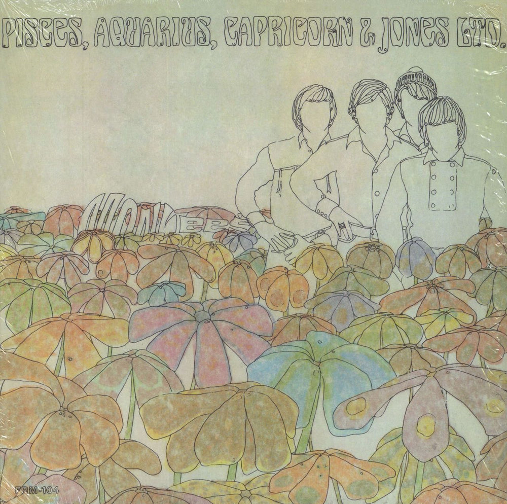 The Monkees Pisces, Aquarius, Capricorn & Jones Ltd. - Turquoise Vinyl US vinyl LP album (LP record) FRM-104