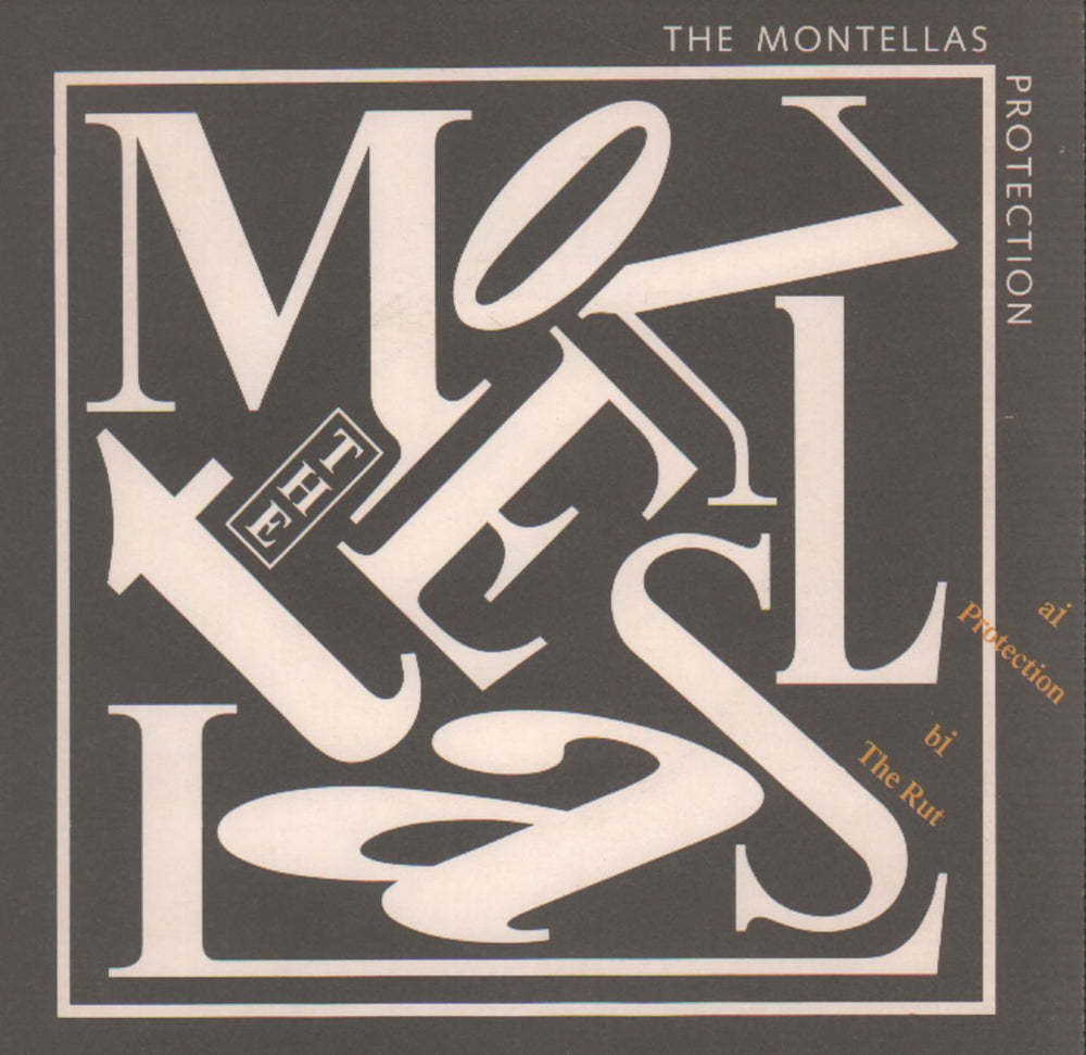 The Montellas Protection UK 7" vinyl single (7 inch record / 45) RIS34