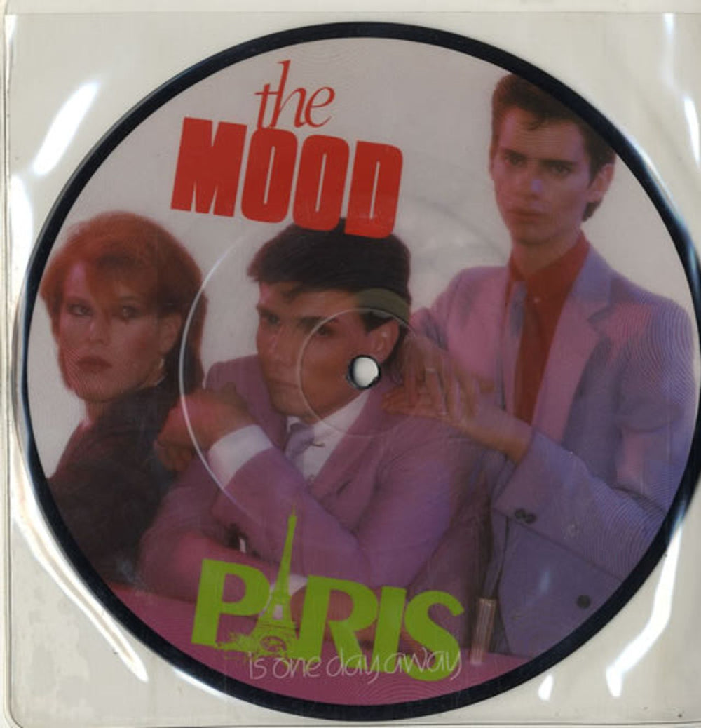 The Mood Paris Is One Day Away UK 7" vinyl picture disc (7 inch picture disc single) RCA211