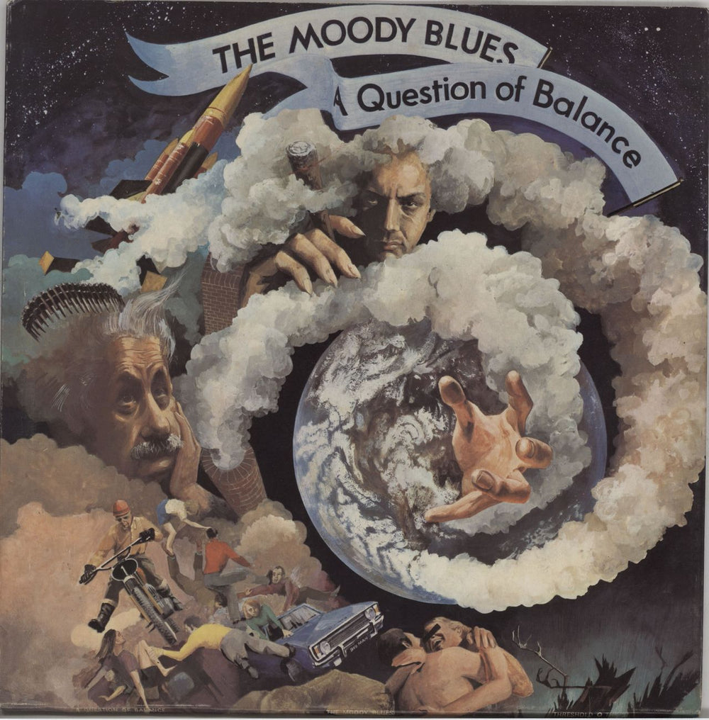 The Moody Blues A Question Of Balance - 2nd - EX UK vinyl LP album (LP record) THS3