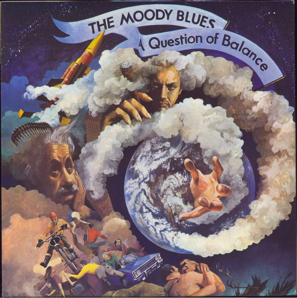 The Moody Blues A Question Of Balance - 3rd - EX UK vinyl LP album (LP record) THS3