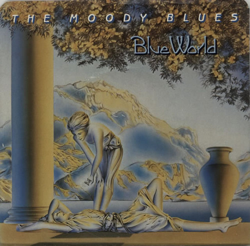 The Moody Blues Blue World Canadian 7" vinyl single (7 inch record / 45) TRS605