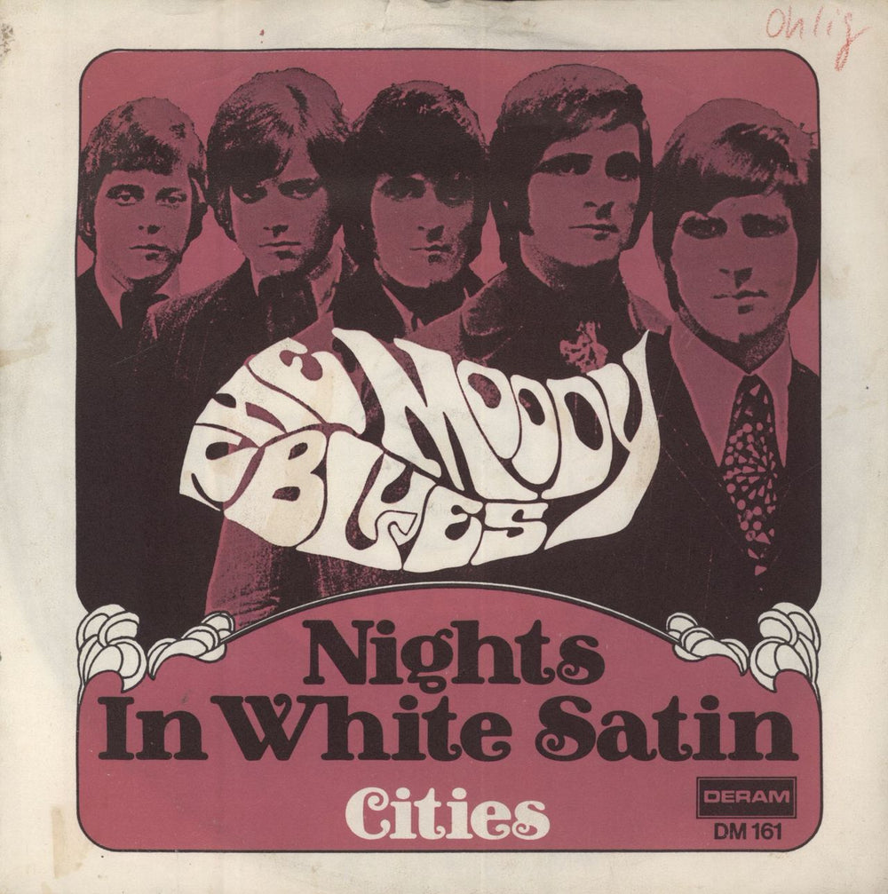 The Moody Blues Nights In White Satin - P/S German 7" vinyl single (7 inch record / 45) DM161