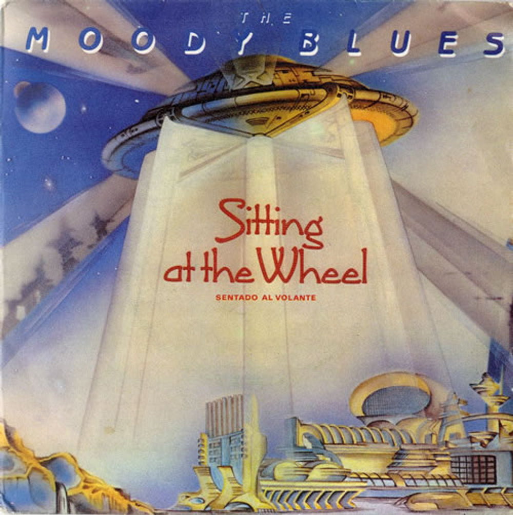 The Moody Blues Sitting At The Wheel Spanish 7" vinyl single (7 inch record / 45) 9-09019