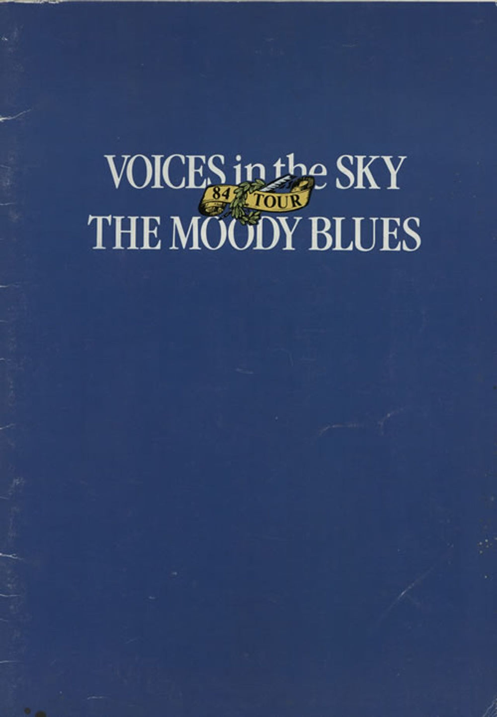 The Moody Blues Voices In The Sky '84 Tour UK tour programme TOUR PROGRAMME