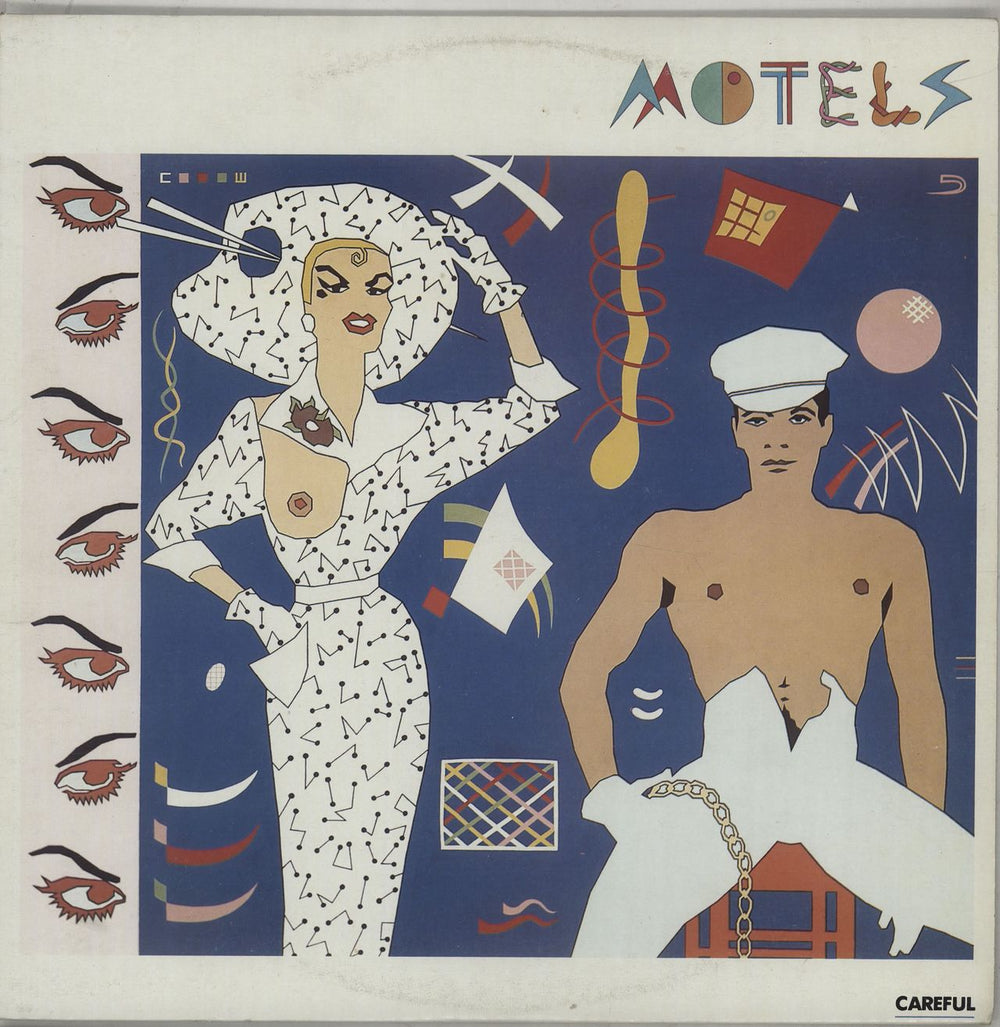 The Motels Careful Australian vinyl LP album (LP record) ST.12000