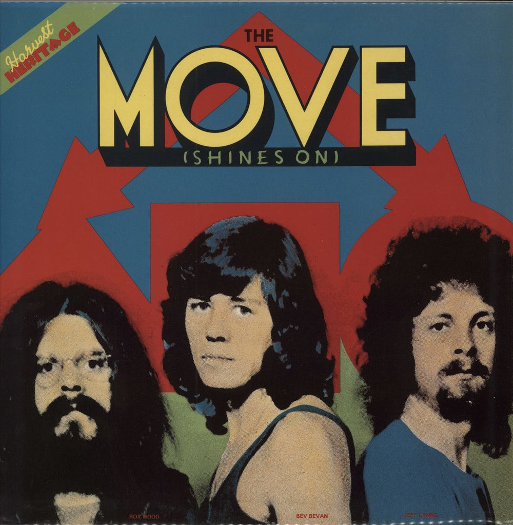 The Move Shines On - Factory sample sticker UK vinyl LP album (LP record) SHSM2029