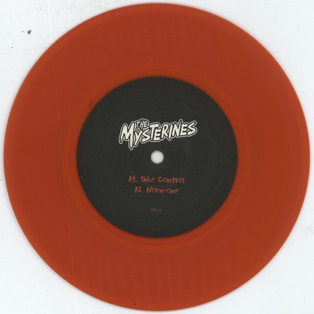 The Mysterines Take Control EP - Red Vinyl UK 7" vinyl single (7 inch record / 45) 55L07TA815172