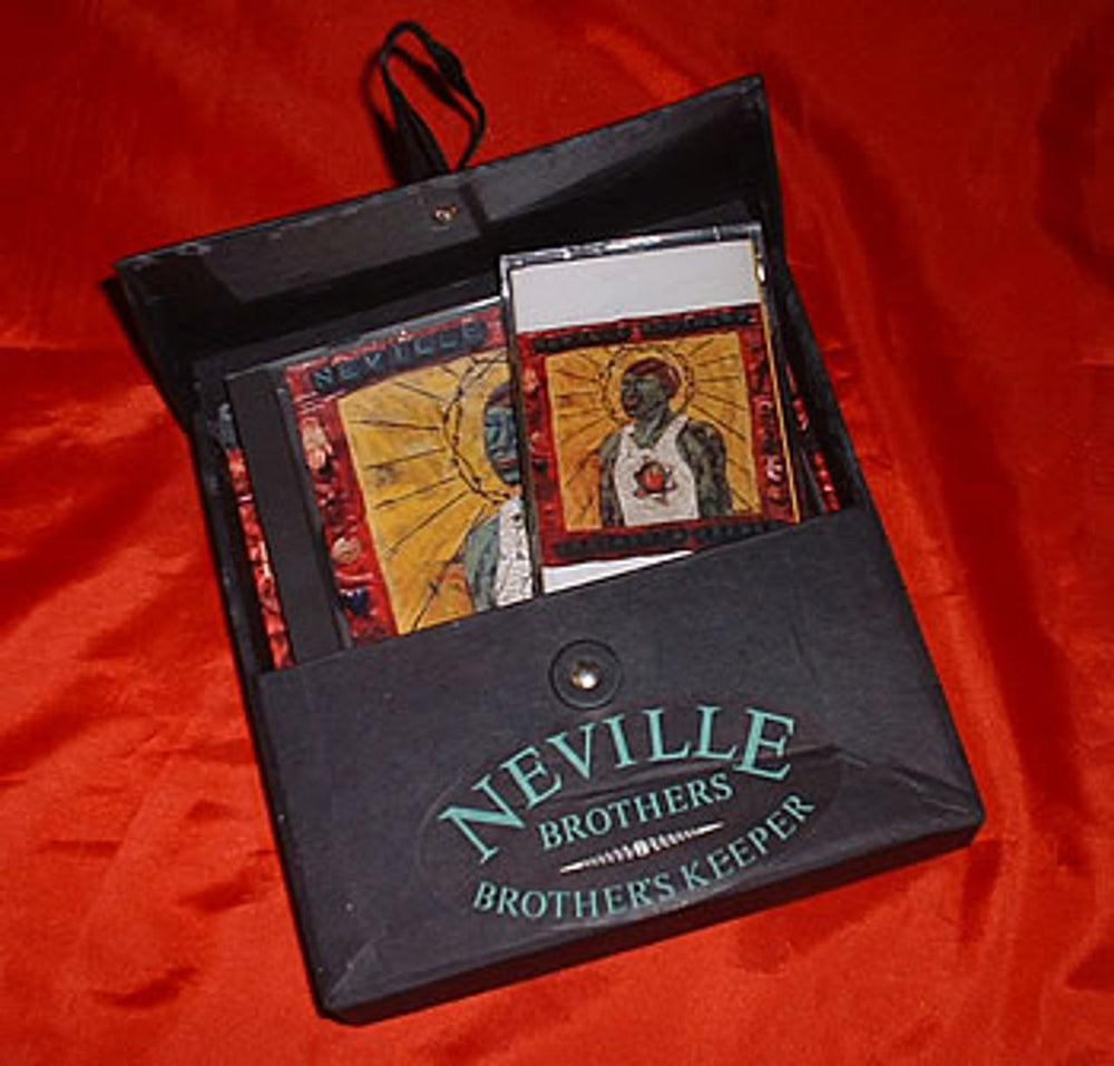 The Neville Brothers Brother's Keeper UK Promo CD Album Box Set PROMO BOX