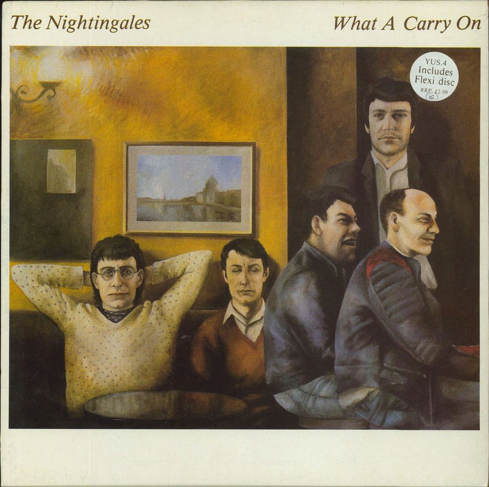 The Nightingales What A Carry On + flexi UK 12" vinyl single (12 inch record / Maxi-single) YUS.4