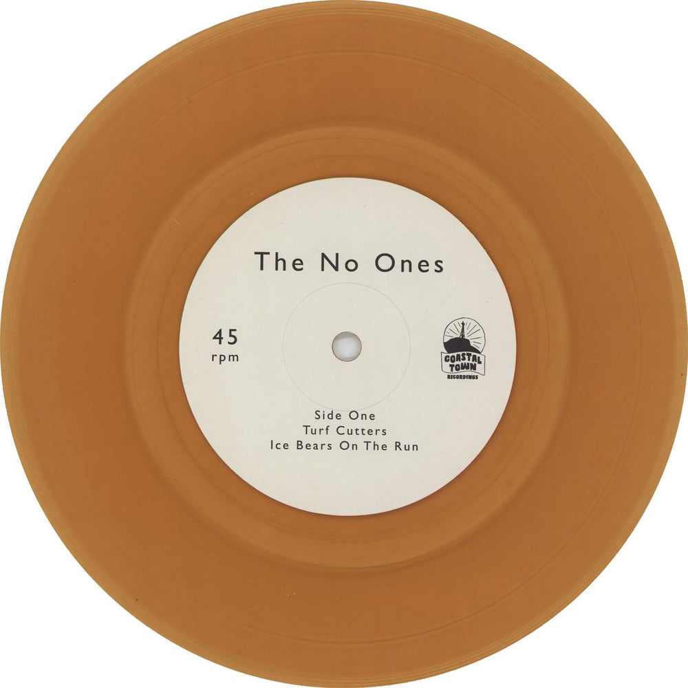 The No Ones Sun Station - Orange Vinyl Norwegian 7" vinyl single (7 inch record / 45) 28R07SU764009