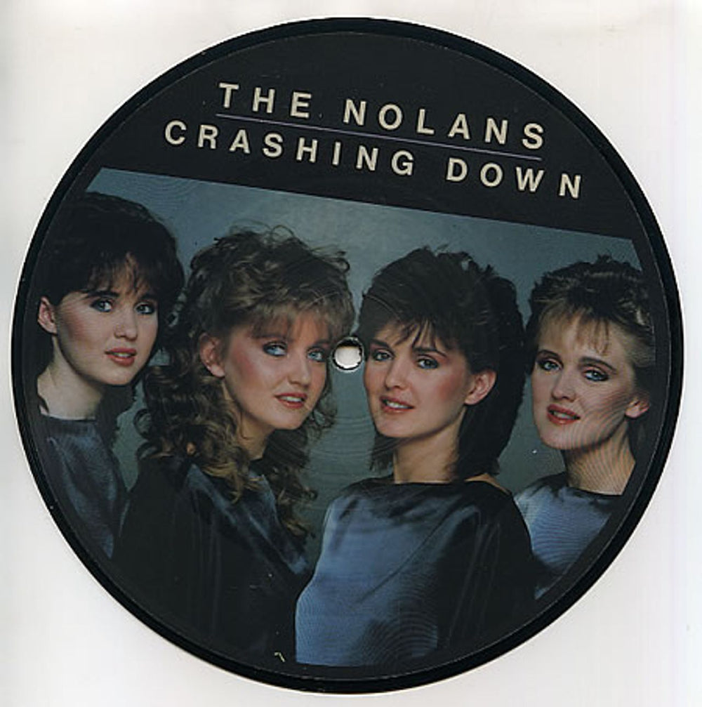 The Nolans Crashing Down UK 7" vinyl picture disc (7 inch picture disc single) EPCA11-2378