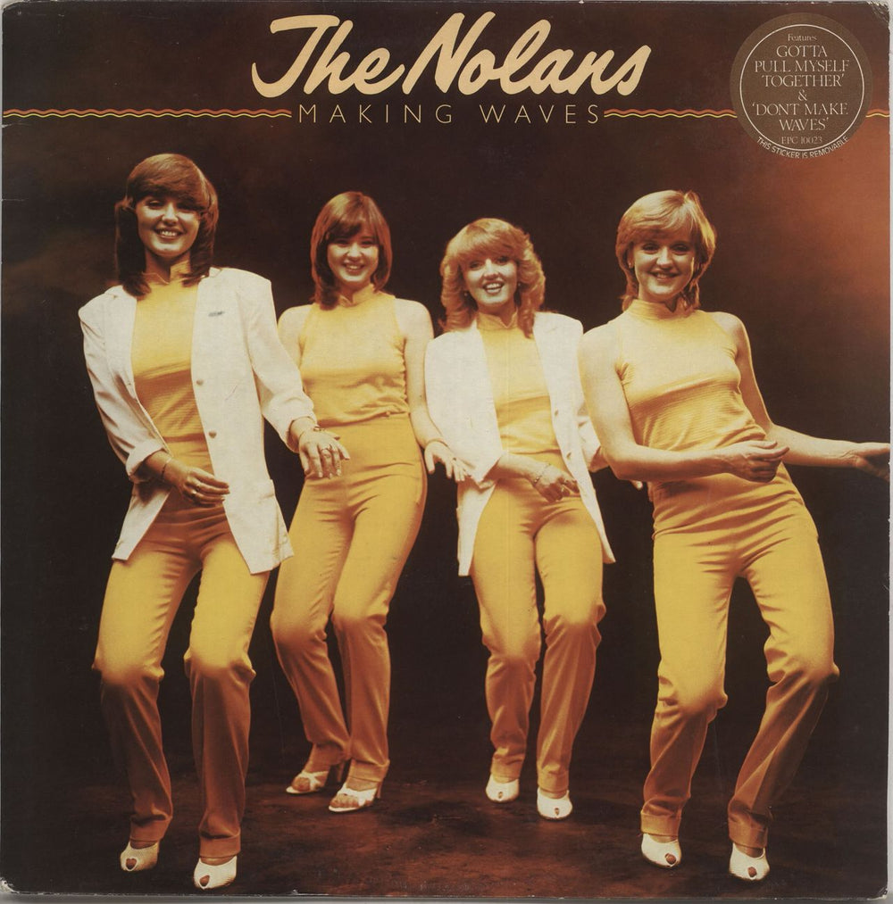 The Nolans Making Waves UK vinyl LP album (LP record) EPC10023