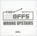 The On Offs Wrong Upstairs UK Promo CD-R acetate CD-R ACETATE