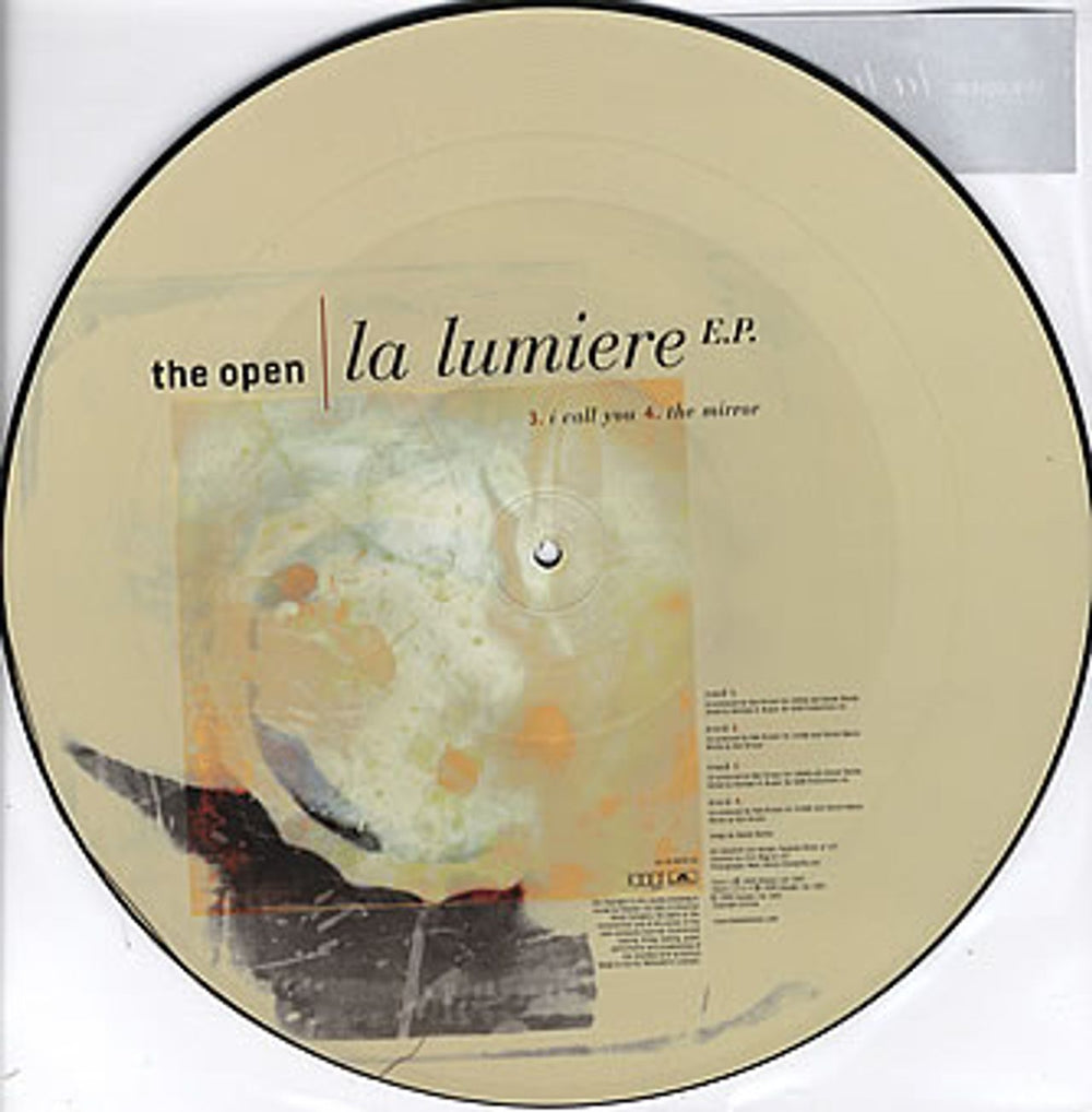 The Open La Lumiere EP UK 12" vinyl picture disc (12 inch picture record) TOP2PLA352522