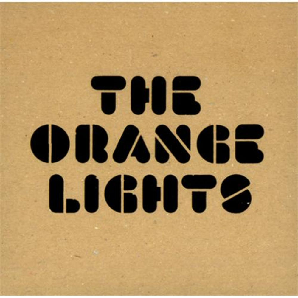 The Orange Lights Let The Love Back In UK Promo CD single (CD5 / 5") ORANGE1