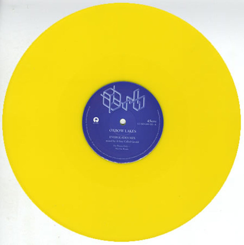 The Orb Oxbow Lakes - Yellow Vinyl UK Promo 12" vinyl single (12 inch record / Maxi-single) ORB12OX44528