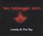 The Ordinary Boys Lonely At The Top UK Promo CD single (CD5 / 5") BUNCD112P