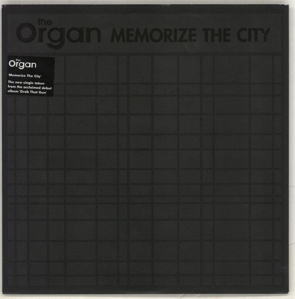 The Organ Memorize The City UK 7" vinyl single (7 inch record / 45) PURE200S