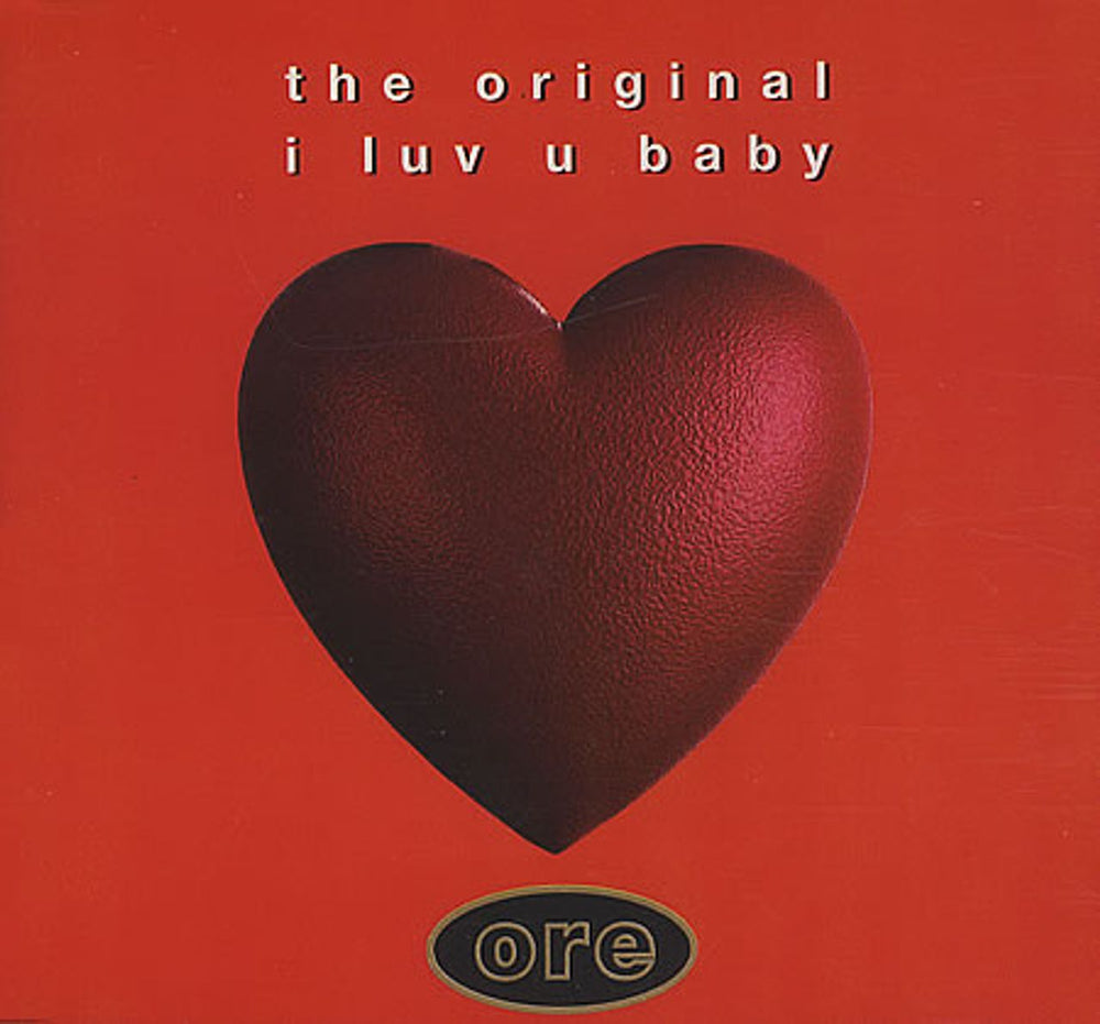 The Original I Luv U Baby UK CD single (CD5 / 5") AGR8CD