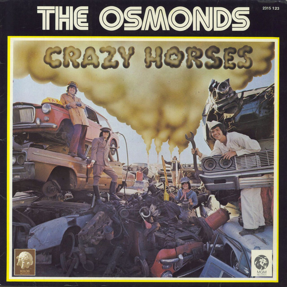 The Osmonds Crazy Horses German vinyl LP album (LP record) 2315123