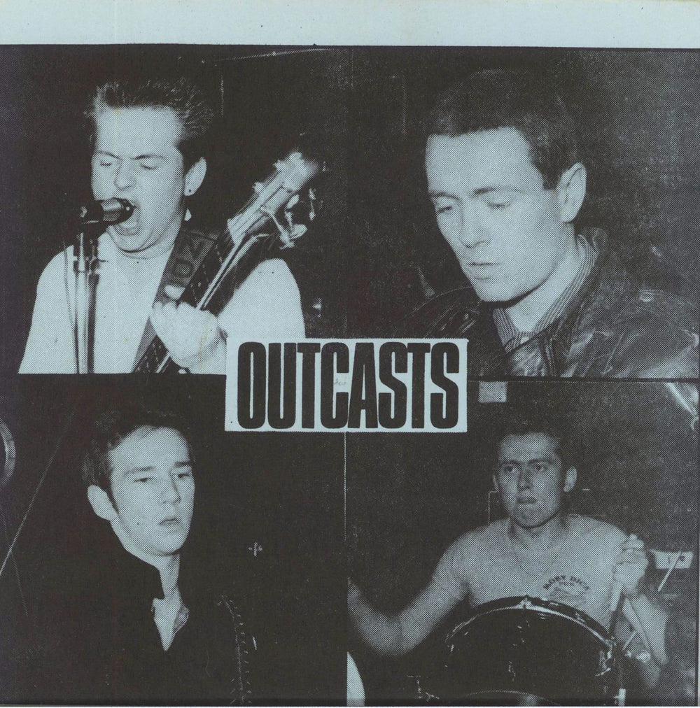 The Outcasts Just Another Teenage Rebel - Title Sleeve UK 7" vinyl single (7 inch record / 45)