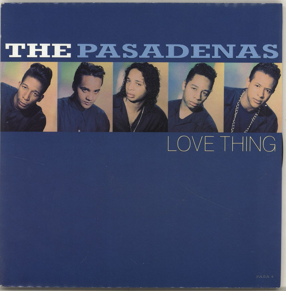 The Pasadenas Love Thing UK 7" vinyl single (7 inch record / 45) PASA4