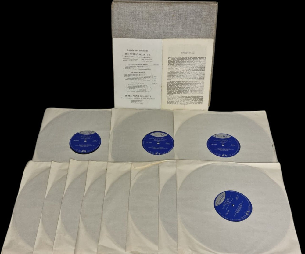 The Pascal String Quartet Beethoven: The Complete String Quartets UK Vinyl Box Set 3UHVXBE775928