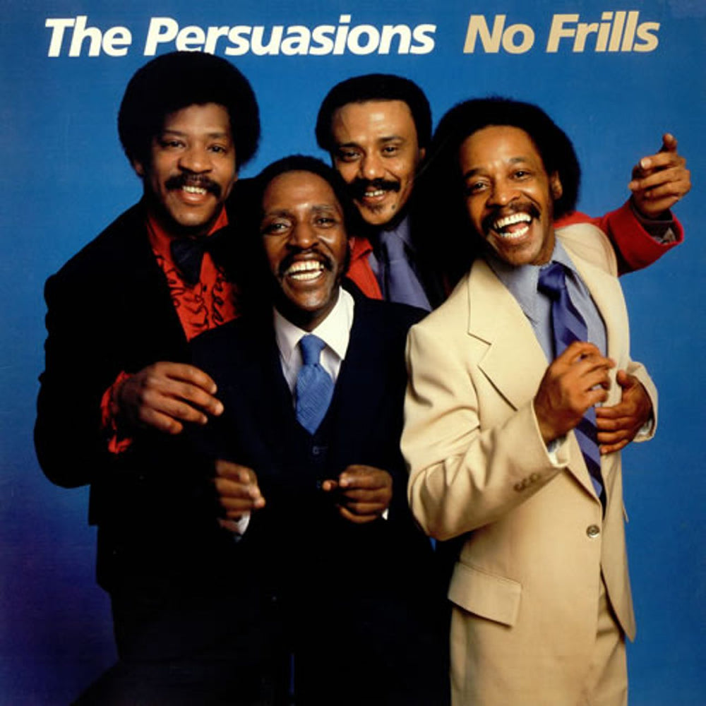 The Persuasions No Frills UK vinyl LP album (LP record) FIEND46