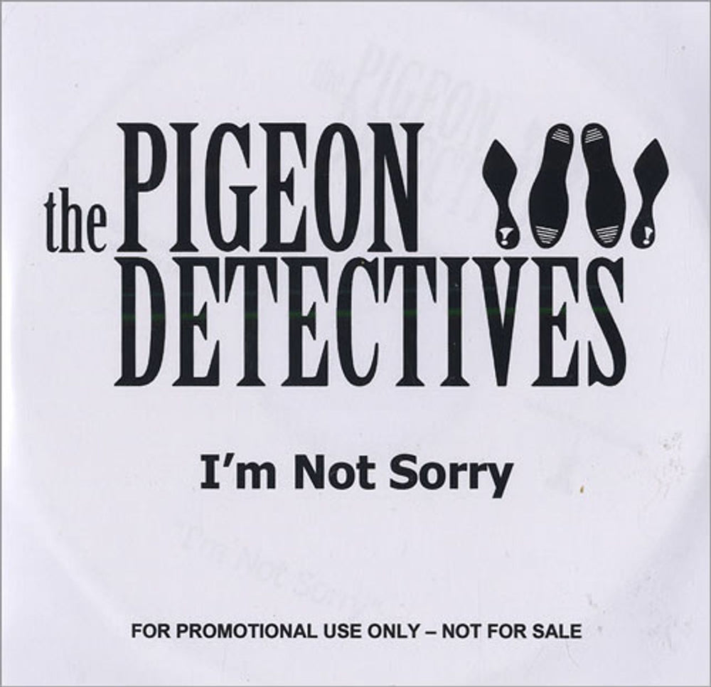 The Pigeon Detectives I'm Not Sorry UK Promo CD-R acetate CD-R ACETATE